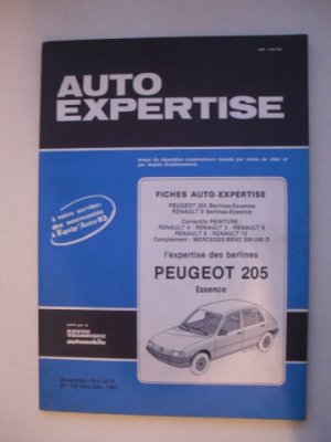 AUTO EXPERTISE N°104            PEUGEOT 205 Essence  (1983)