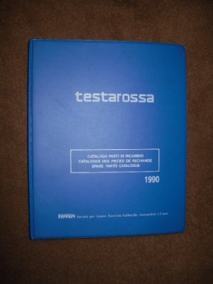 Catalogue de pièces de rechange pour TESTAROSSA 