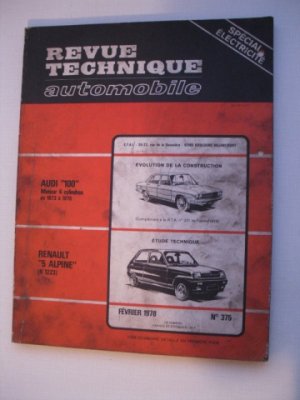 Revue Technique Automobile pour AUDI 100 de 1973 à 1978